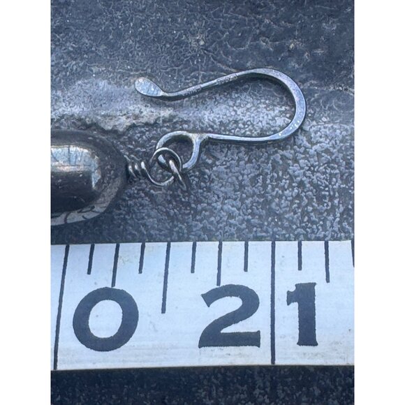 Natural Stone Beaded Jasper Necklace With Sterling Silver Hook Clasp - Picture 7 of 11